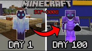 I Survived 100 Days in SCP-3008 Minecraft + Map Download [PART 1]