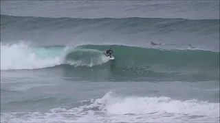 A solid session. Surfing Cornwall