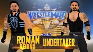WWE Roman Reigns VS Undertaker WM 33 WR3D 2K23 V5