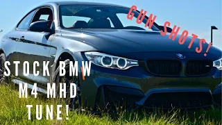 BMW M4 STOCK EXHAUST WITH AK TUNE (LOUD)