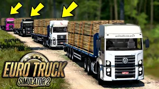 O COMBOIO MAIS BARBEIRO VAI RODAR TODO O BRASIL!  - EURO TRUCK SIMULATOR 2 + G920