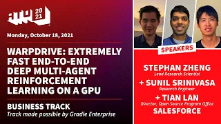 WarpDrive: Extremely Fast End-to-End Deep Multi-Agent Reinforcement Learning on a GPU