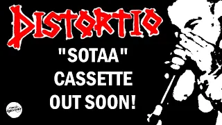 DISTORTIO: "Sotaa" CASSETTE * PREORDER * Finnish 90's D-beat / Crust *