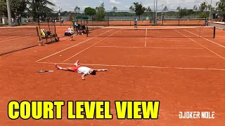 Novak Djokovic Practice - Belgrade 2020 | Court Level View in 1080p !!!