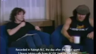 AC/DC's RARE Interview with Angus Young & Brian Johnson 1983