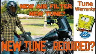 New Tune Required For New Air Filter - Warranty And Tuning Questions For Harley Davidson M8 Softail