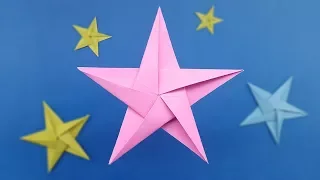 How to make Origami Star - Five Pointed Paper Star Instructions