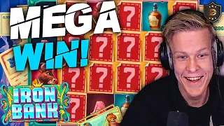 MEGA BIG WIN on Iron Bank! Fantastic Bonus!!