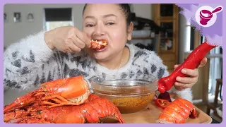Why are lobsters so cheap in Denmark? 🦞🦞🦞 With Kung Tang Sauce l Yainang