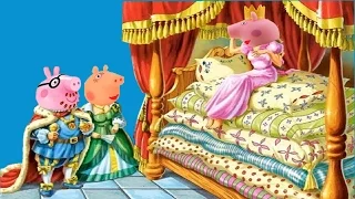 Свинка Пеппа мультик Принцесса на горошине  Peppa Pig cartoon toys Princess and the pea