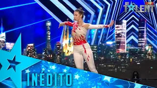 Esta ACRÓBATA supera un inesperado error en su actuación  | Inéditos | Got Talent España 2021