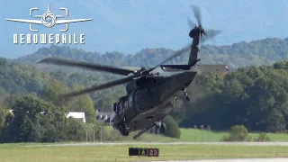 160th SOAR MH-60M Black Hawk Start Up & Departure from Tri-Cities Airport (TRI)_19Oct21