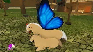 My New Family ! Roblox Horse World Online Game Play Video