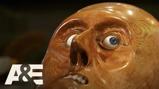 Storage Wars: Barry Uncovers Rare Wooden Head Sculpture | A&E