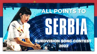 ESC 2022 || All Points to Serbia