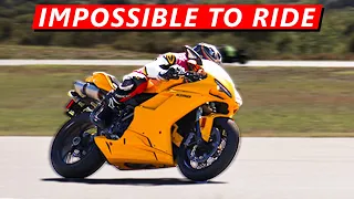 Ducati 1098 ON TRACK REVIEW! (Total Deathtrap...)