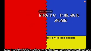 Sonic 2 | How to unlock Proto Palace Zone and Hidden Palace Zone | Android and IOS