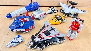 【PowerRangers in Space All Megazord】メガレンジャーの全DXロボで遊んでみた