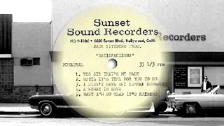 Satisfactions - BABY I'M SO GLAD IT'S RAINING - (Sunset Sound Recorders)  (1966)