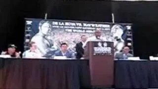 Oscar De La Hoya Vs Mayweather Press Conference