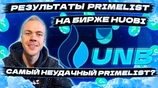 Результаты праймлиста UNB. Самый неудачный Primelist на бирже Huobi?