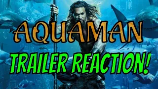 AQUAMAN Trailer #1 Reaction comic con
