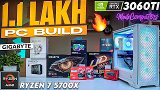 Rs 1.1 lakh  Gaming PC Build |Ryzen 7 5700X & RTX 3060 Ti