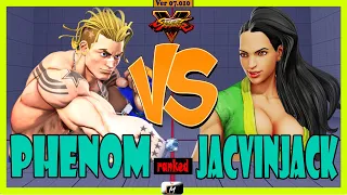 SFV CE 🌟 00 | Phenom (luke) VS (laura) Jacvinjack 🌟 Street Fighter V 🌟