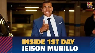 [BEHIND THE SCENES] Jeison Murillo's first day at Camp Nou