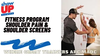 Shoulder Pain? Learn how to design a fitness program for a client with Shoulder pain Show Up Fitness