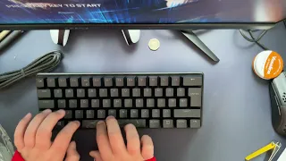 Unboxing the hyperx alloy origins 60% keyboard( sorry no sound but I’ll do a sound test in a short)