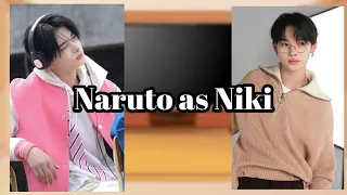 Friends Naruto react to Naruto as Niki from ENHYPEN