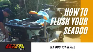 How to correctly flush your Seadoo Jetski after riding in Salt Water | ASD Sea Doo 101 Series