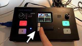Как сделать прямой эфир на Youtube. FeelWorld LivePro L1, карты видеозахвата, камеры и микрофоны 📷🎙