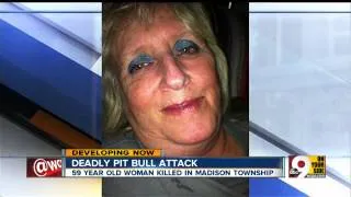 Grandmother killed by daughter's pit bull