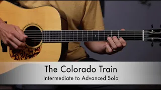 Jam-Grass Style Lead w/ The Colorado Train - Intermediate Guitar Lesson!