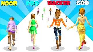 NOOB vs PRO vs HACKER vs GOD - Rich Run 3D