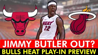 MAJOR Injury News On Jimmy Butler & Alex Caruso + Chicago Bulls Miami Heat Play-In Preview