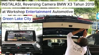 Pasang Kamera Mundur BMW X3 di Workshop Entertainment Automotive