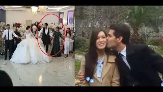 Hazal Subaşı and Erkan Meriç were spotted at the wedding!