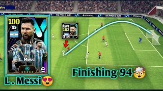 Review L. Messi New 103 Epic Card 😍 ft. - eFootball 2024 Mobile