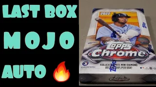 🔥 Pulled Another Rookie Auto Black & White Mini Diamonds 2022 Topps Chrome LITE Box 4 of 4