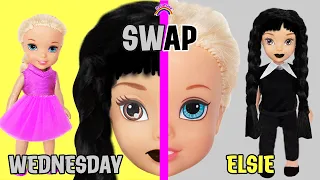 Body Swap! Elsie and Wednesday get mixed up!