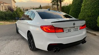 BMW 530e 2019 exhaust sound (catback deleted)
