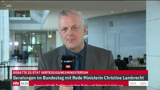 Bundestag LIVE: Debatte zum Etat des Verteidigungsministeriums