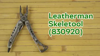 Розпаковка Leatherman Skeletool (830920)