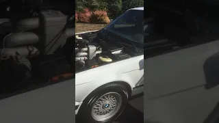 1992 BMW 535i cold start