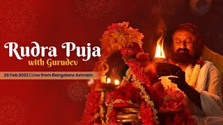 Monday Rudra Puja with Gurudev | 28 Feb 2022 | Live from Bangalore Ashram