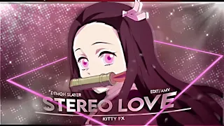 Nezuko Kamado - Stereo Love [Edit/Amv]!  (+free project file) 📱