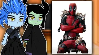 Disney Villains React To Deadpool | Wade Wilson | Gacha react